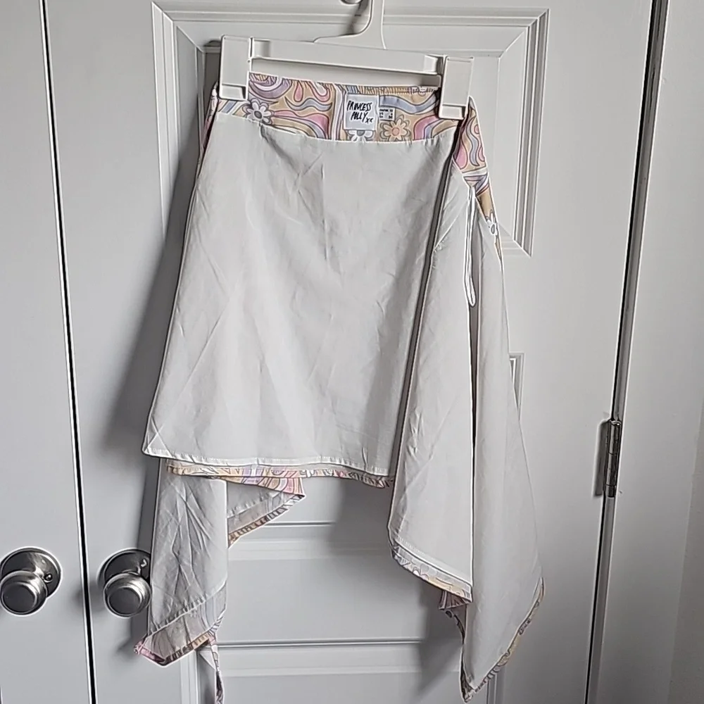 Princess Polly Retro Swirl Wrap Mini Skirt in Women's Size 6 EUC - Picture 4 of 7